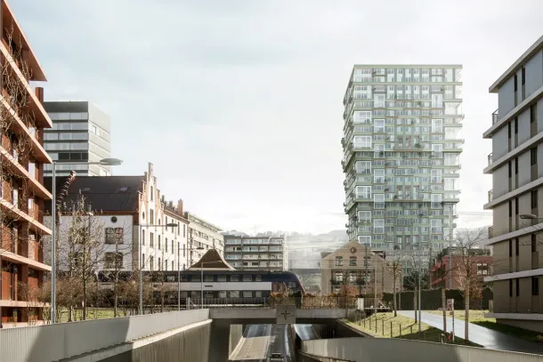 Hochhaus Pi - Bebauungsplan GIBZ