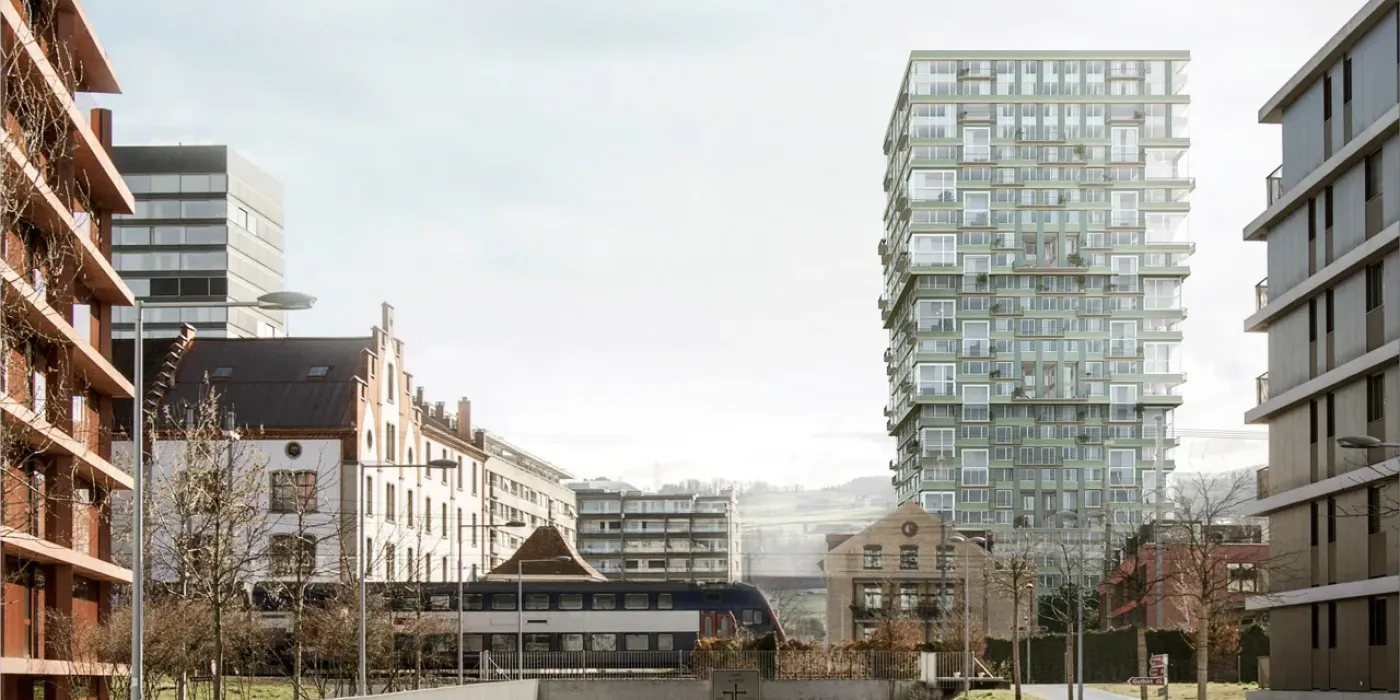 Hochhaus Pi - Bebauungsplan GIBZ